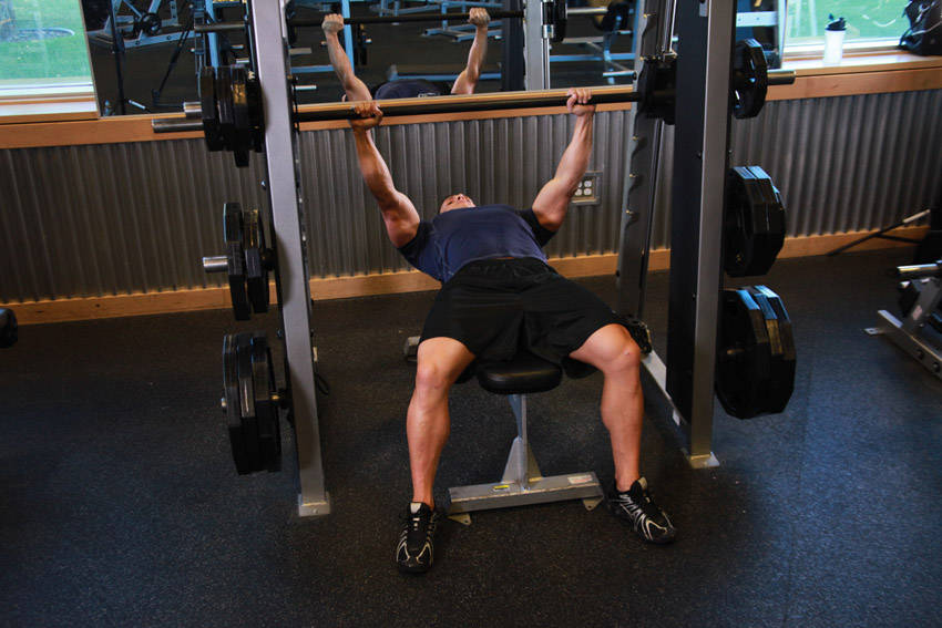Smith Machine Bench Press — Machine Chest exercise demonstration