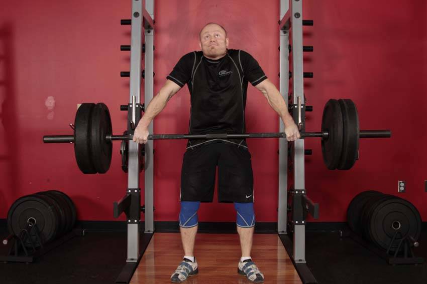 Snatch Shrug — Barbell Trapezius exercise demonstration