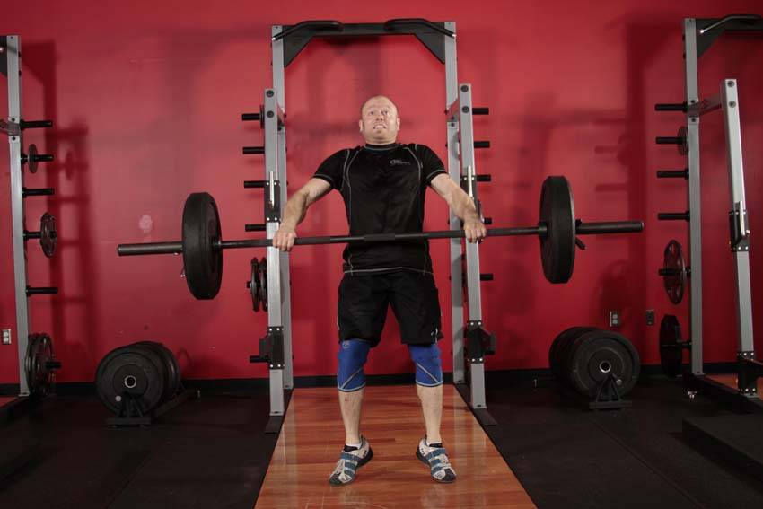 Split Clean — Barbell Quadriceps exercise demonstration
