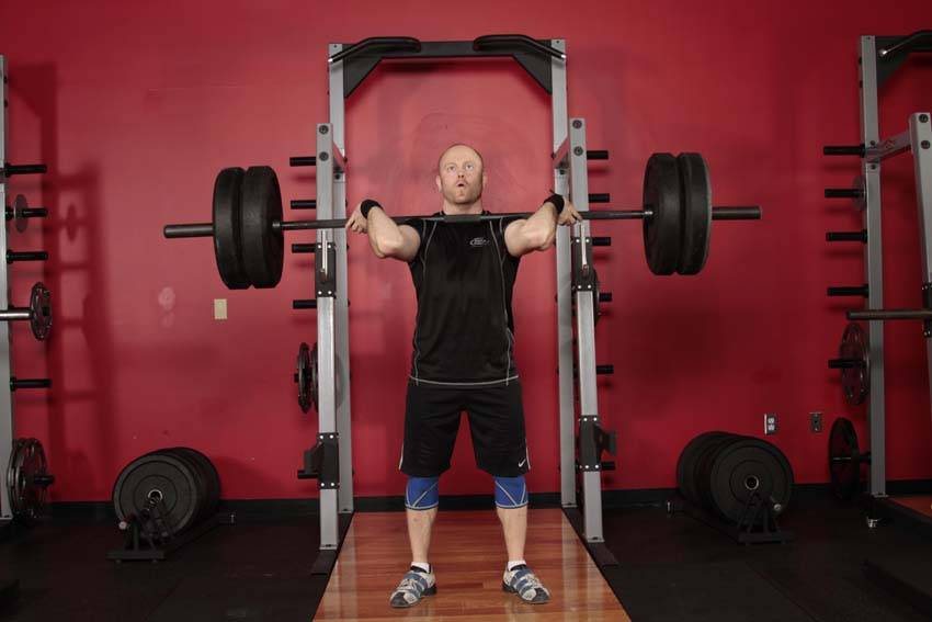 Split Jerk — Barbell Quadriceps exercise demonstration