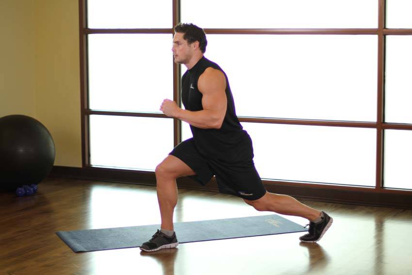 Split Squats — Body Weight Hamstrings exercise demonstration