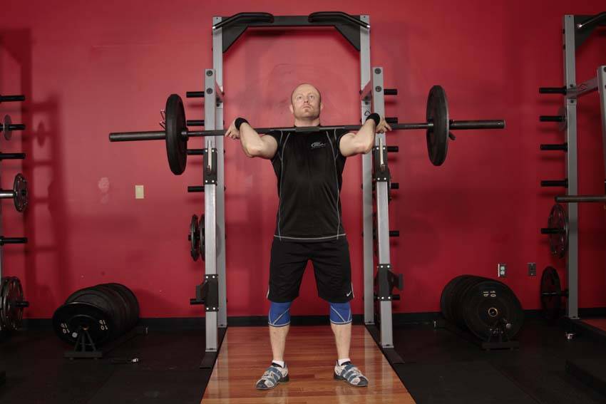 Squat Jerk — Barbell Quadriceps exercise demonstration
