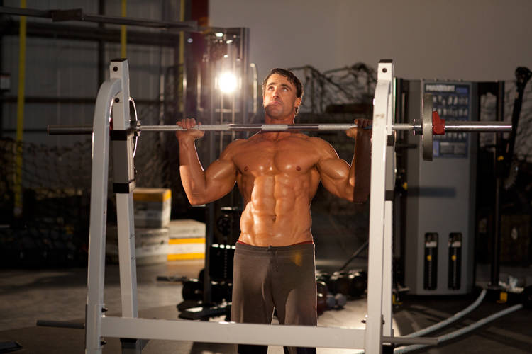 Standing Bradford Press — Barbell Shoulders exercise demonstration