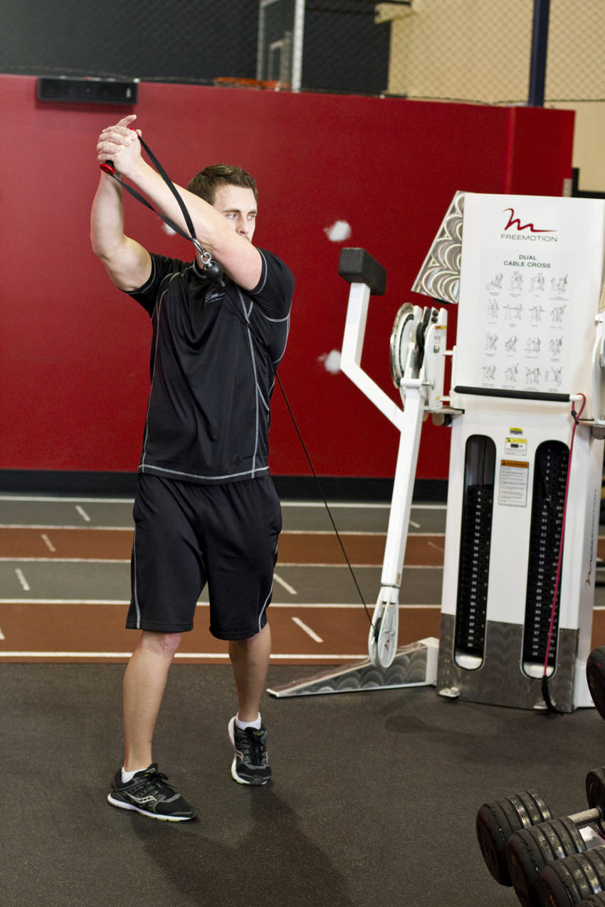 Standing Cable Lift — Cable Abdominals exercise demonstration