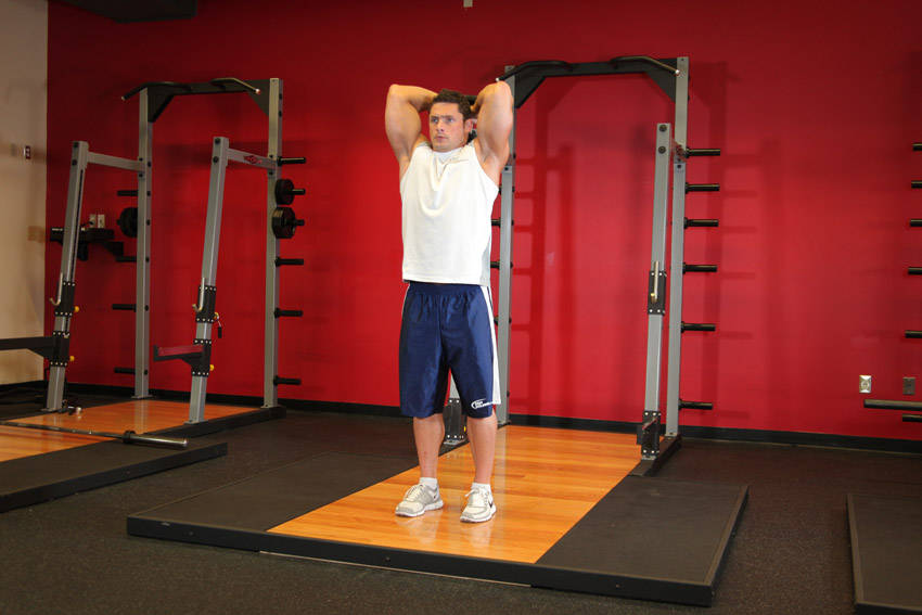 Standing Dumbbell Triceps Extension