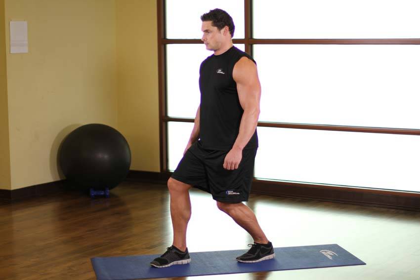 Standing Soleus And Achilles Stretch — Body Weight Calves exercise demonstration