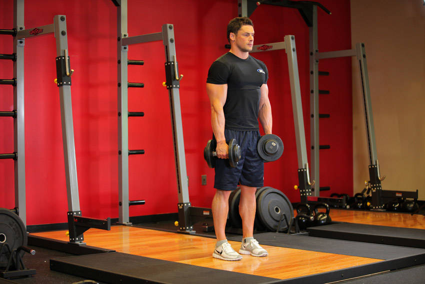 Stiff-Legged Dumbbell Deadlift — Dumbbell Hamstrings exercise demonstration