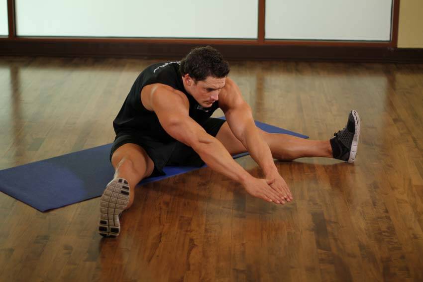 The Straddle — Body Weight Hamstrings exercise demonstration