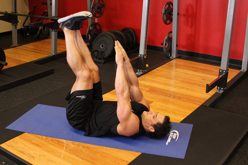Toe Touchers — Body Weight Abdominals exercise demonstration