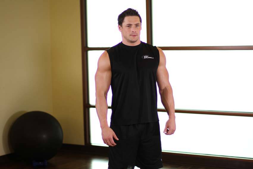 Triceps Stretch — Body Weight Triceps exercise demonstration