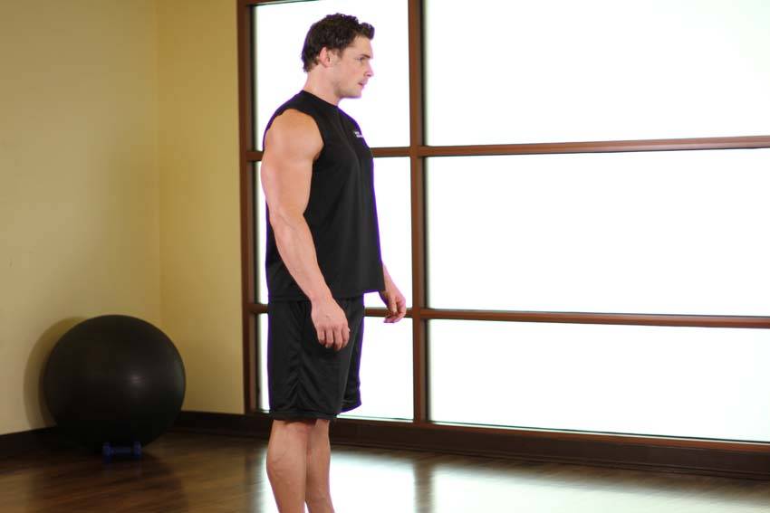 Upper Back Stretch — Body Weight Middle Back exercise demonstration