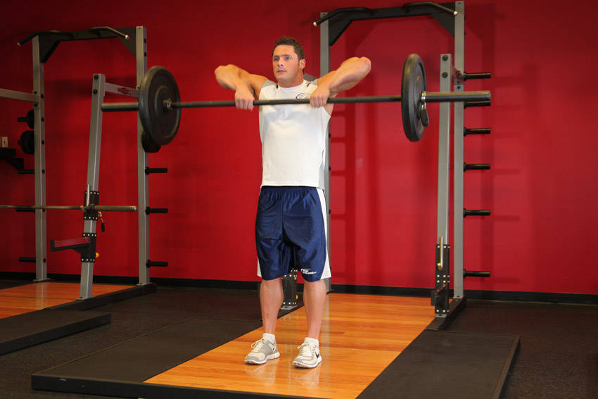 Upright Barbell Row — Barbell Shoulders exercise demonstration