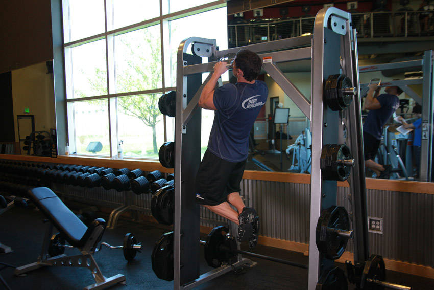 V-Bar Pullup — Body Weight Lats exercise demonstration