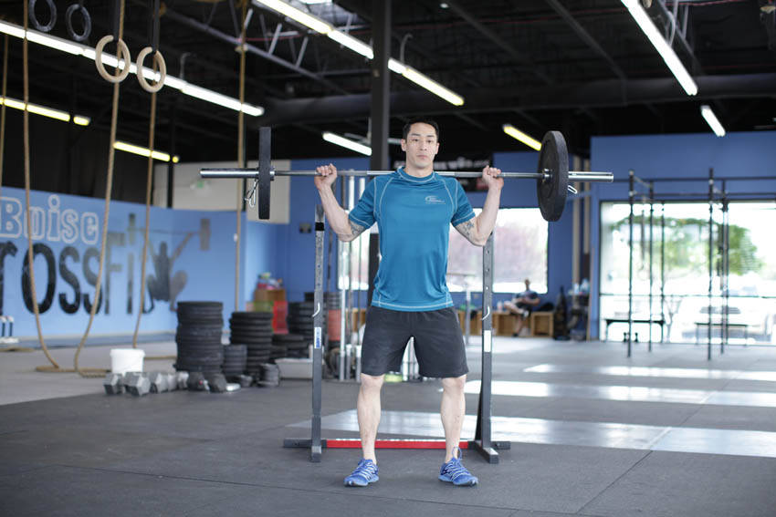 Weighted Jump Squat — Barbell Quadriceps exercise demonstration