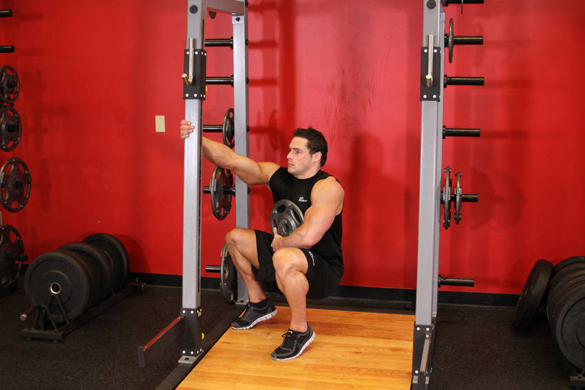 Weighted Sissy Squat — Barbell Quadriceps exercise demonstration