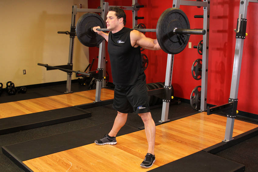 Wide Stance Barbell Squat — Barbell Quadriceps exercise demonstration
